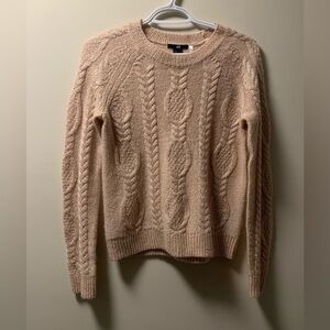 H&M crop top pink sweater small
